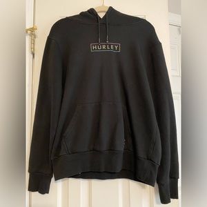 men’s black hurley hoodie